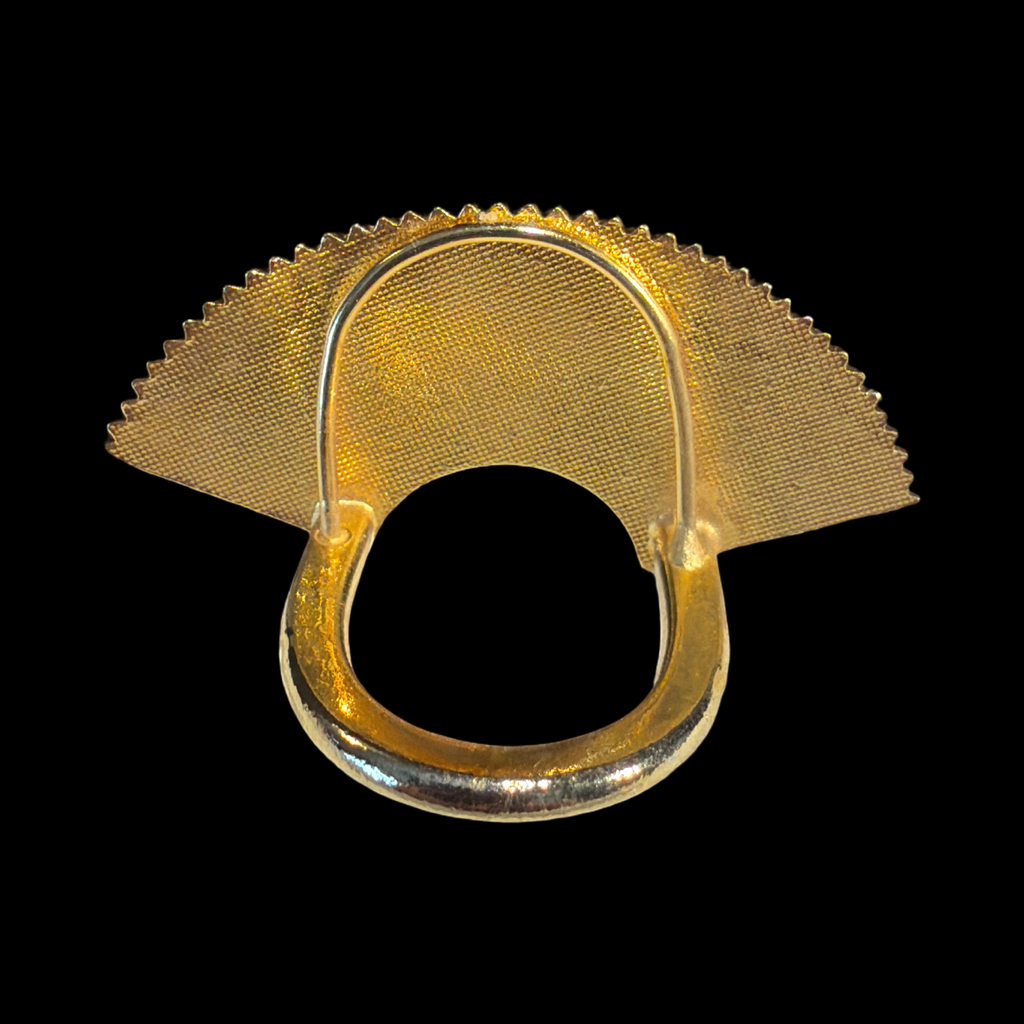 BLUE CLOISONNE STYLE SCARF CLIP