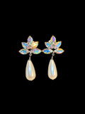 AB & PEARL EARRINGS
