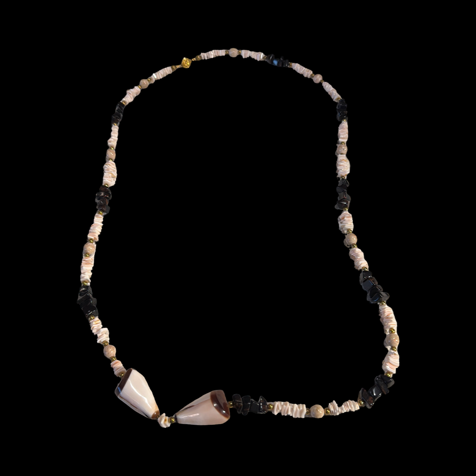 SHELLY IS THAT YOU NECKLACE AND EARRINGS