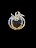 VINTAGE PELL WREATH BROOCH