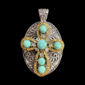 SOUTHWESTERN CROSS PENDANT