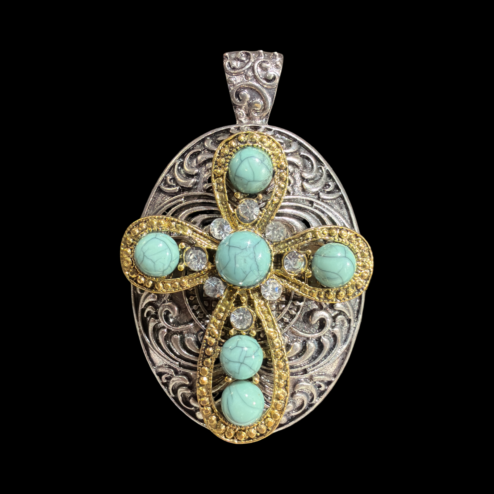 SOUTHWESTERN CROSS PENDANT