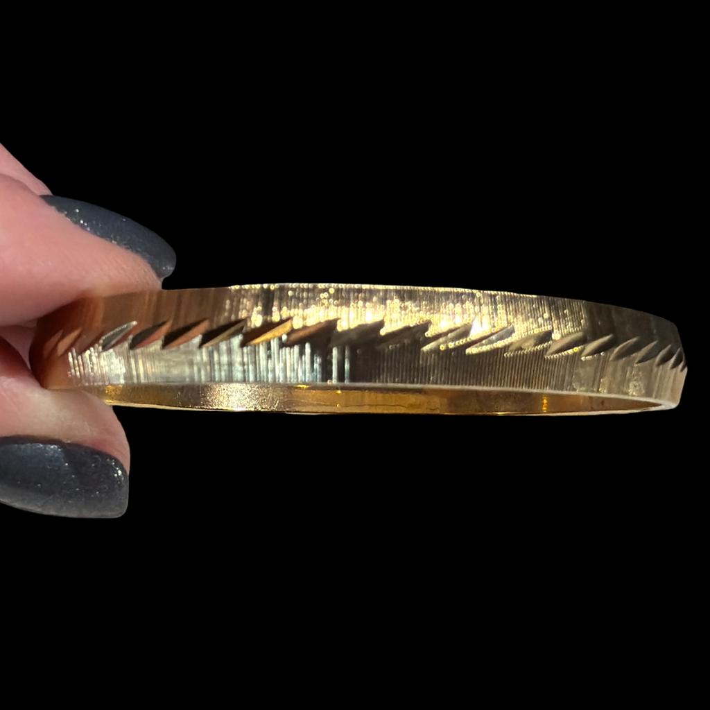 MONET GOLD TONE BANGLE