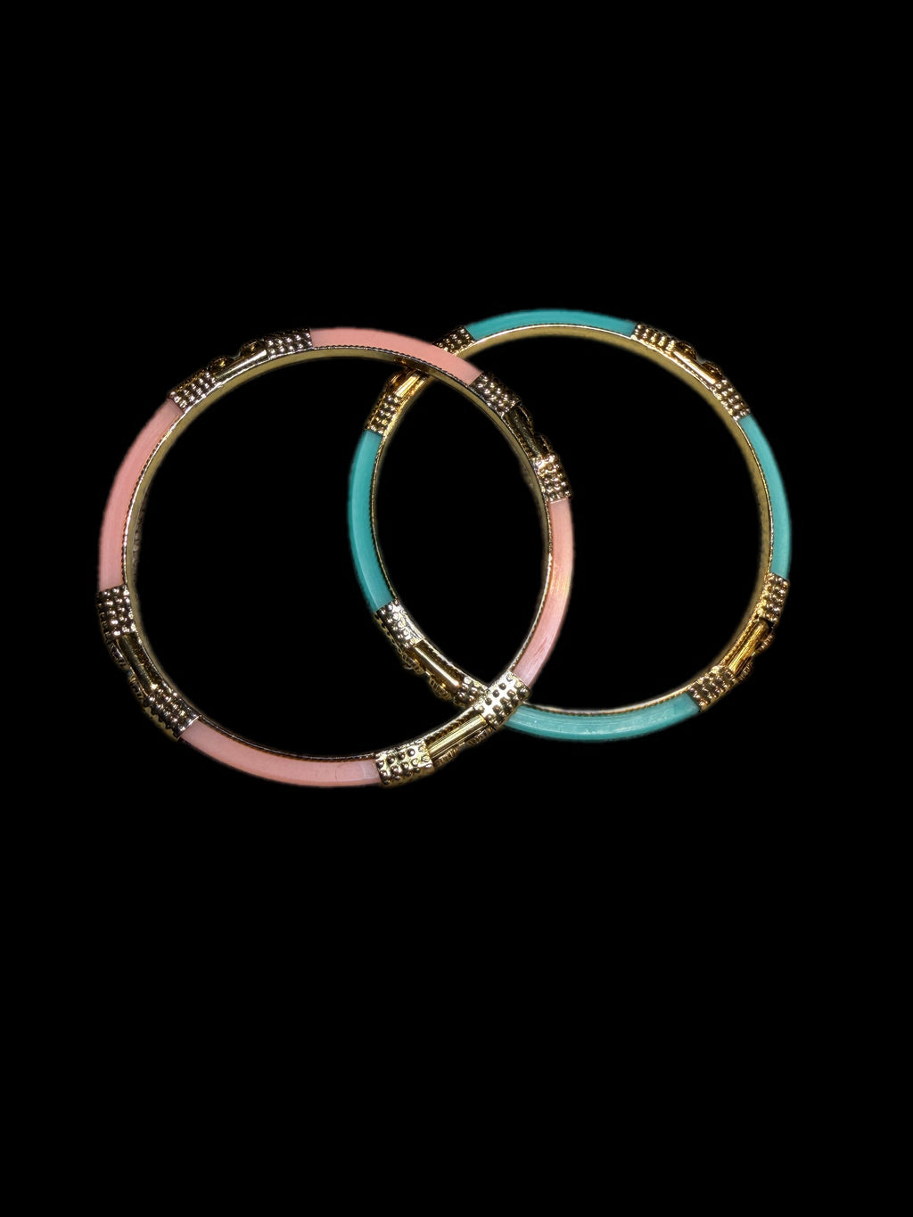 PINK & GREEN BANGLES