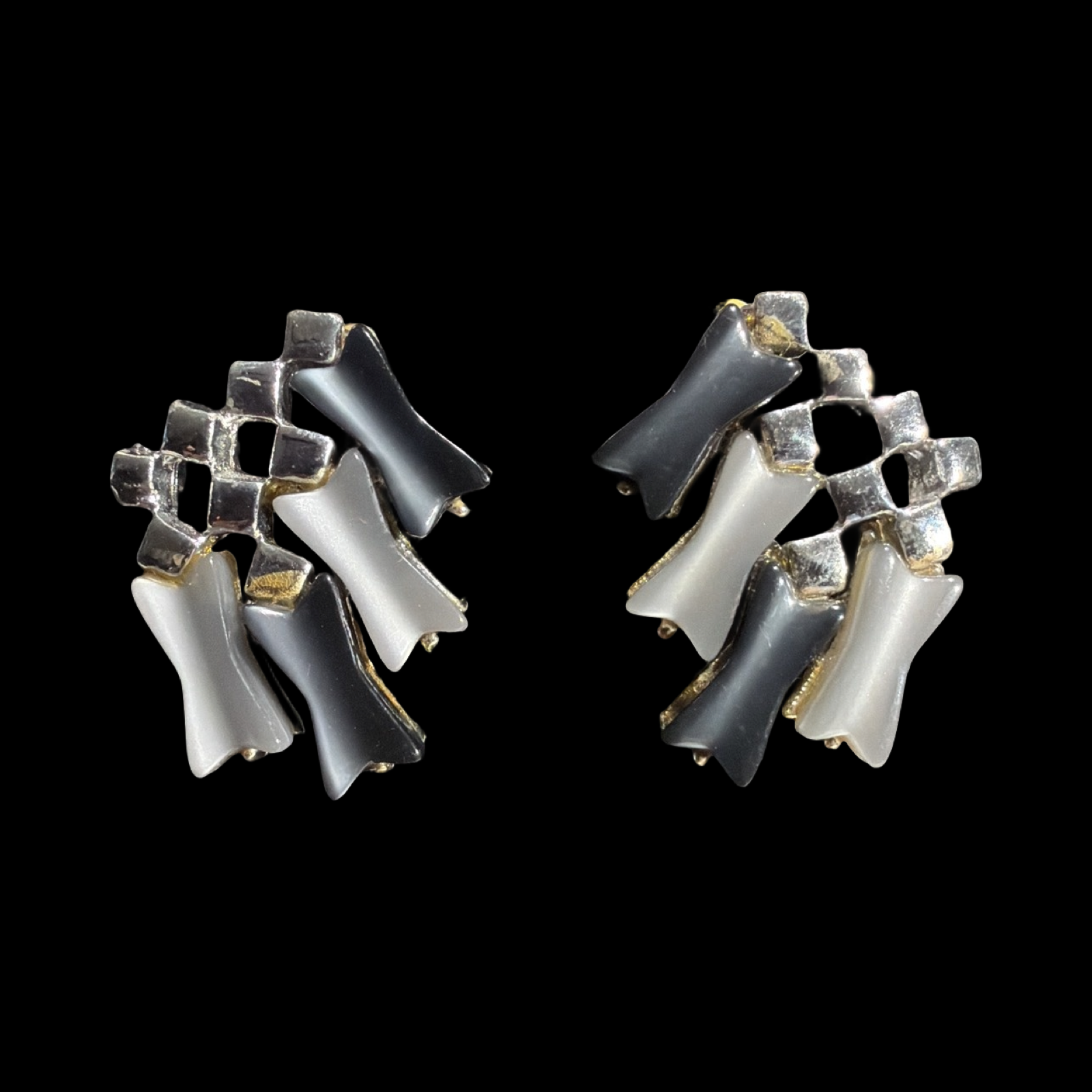 MOONGLOW GRAY LUCITE CLIPS