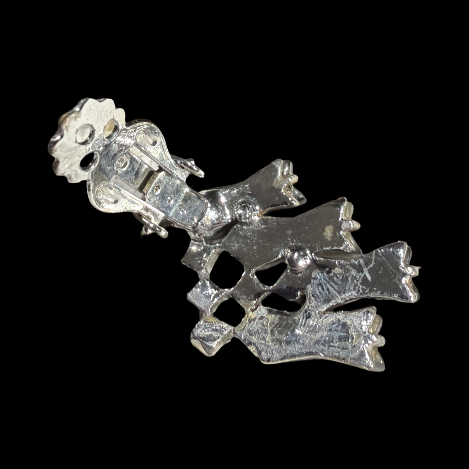 MOONGLOW GRAY LUCITE CLIPS