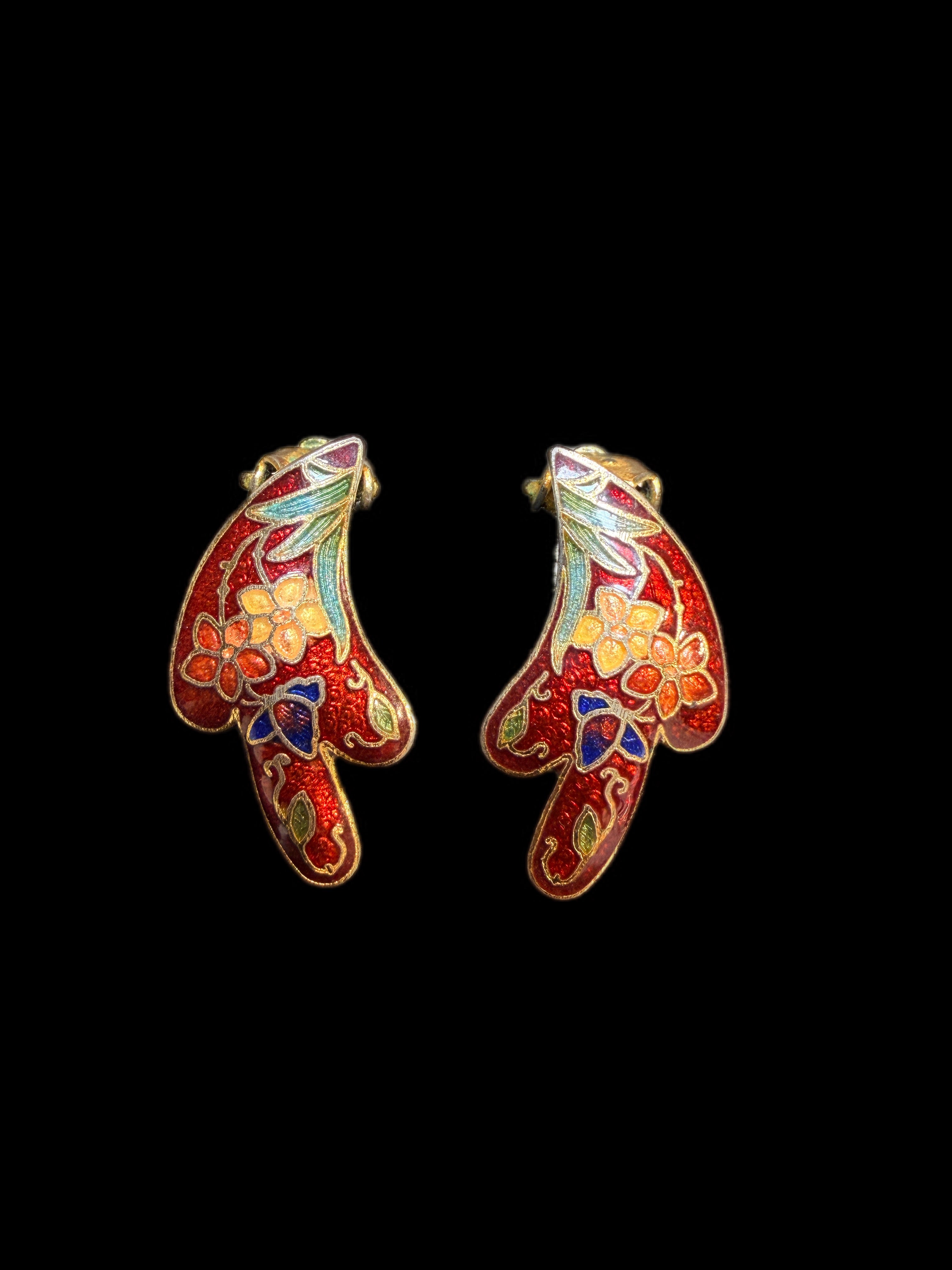 CLOISONNÉ EARRINGS