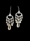 RHINESTONE DANGLE EARRINGS