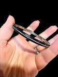 VERY NICE BLACK & GOLD BANGLE