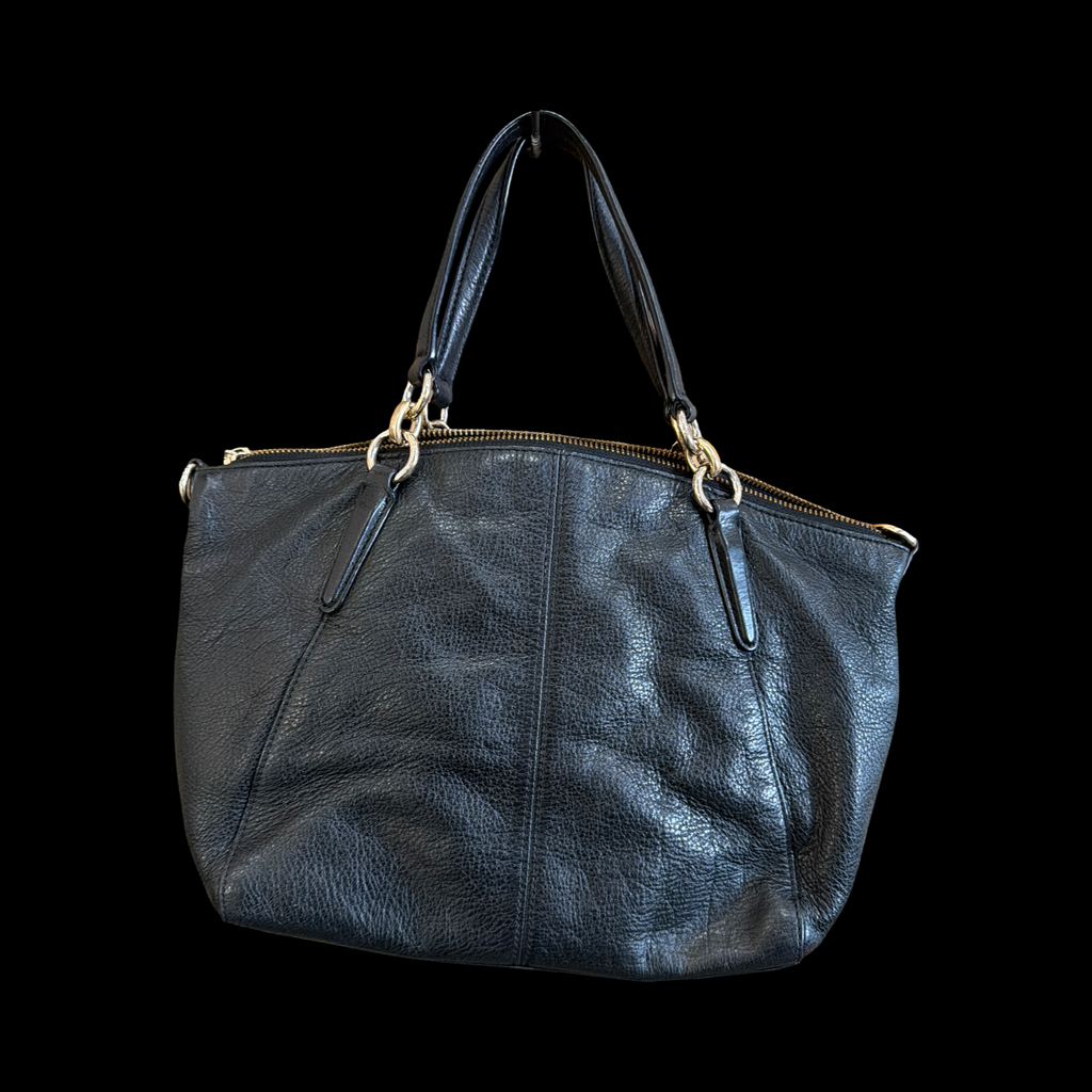 COACH PEBBLE BLACK PURSE