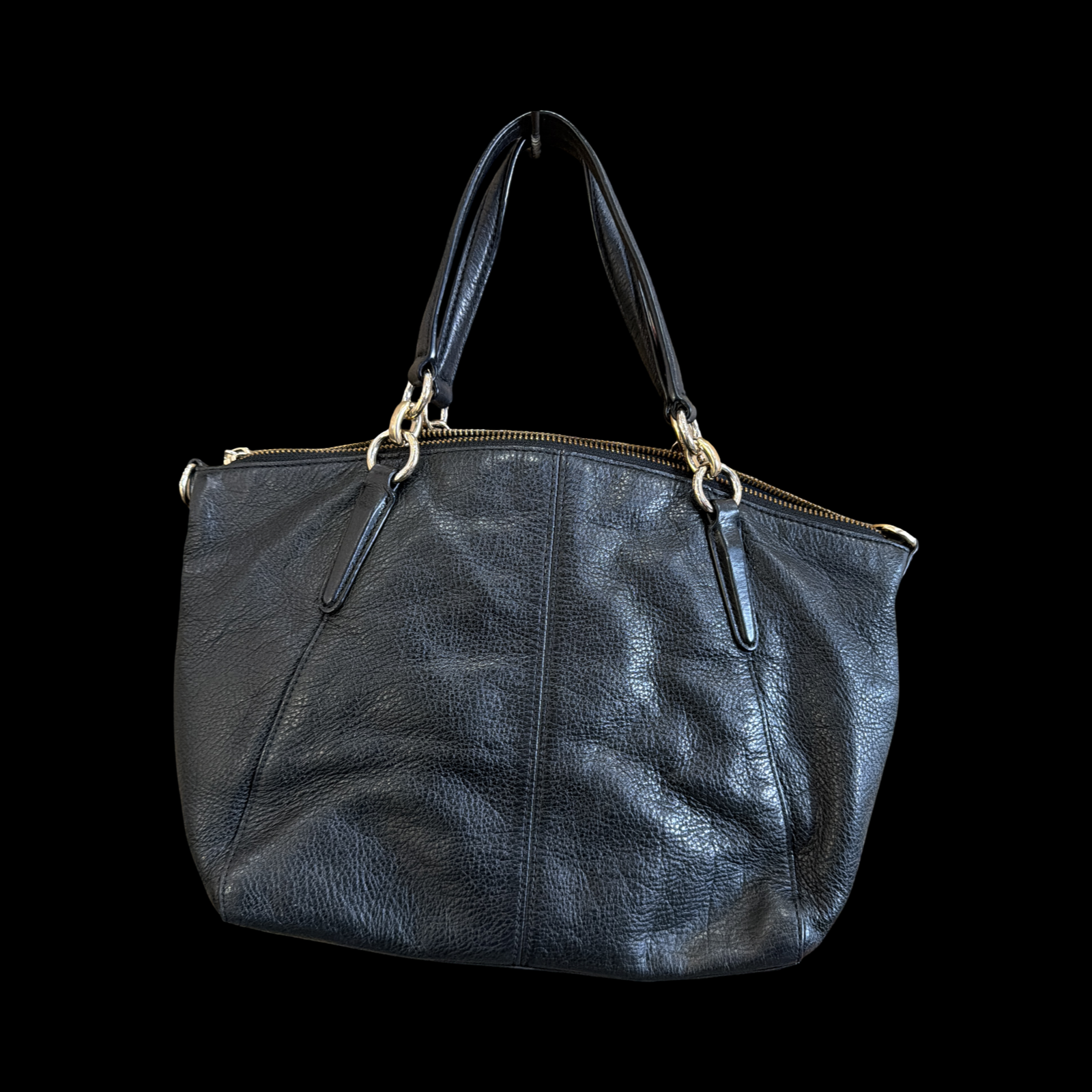 COACH PEBBLE BLACK PURSE