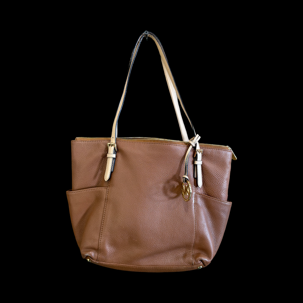 MICHAEL KORS CAMEL PEBBLE PURSE