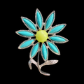SARAH COVENTRY "DAISY TIME" BROOCH