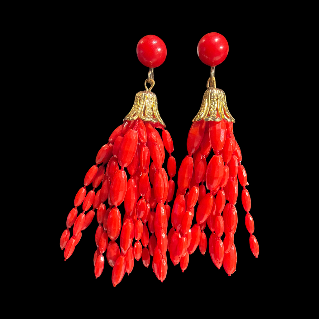 SHE'S A FIRECRACKER CLIP ON EARRINGS