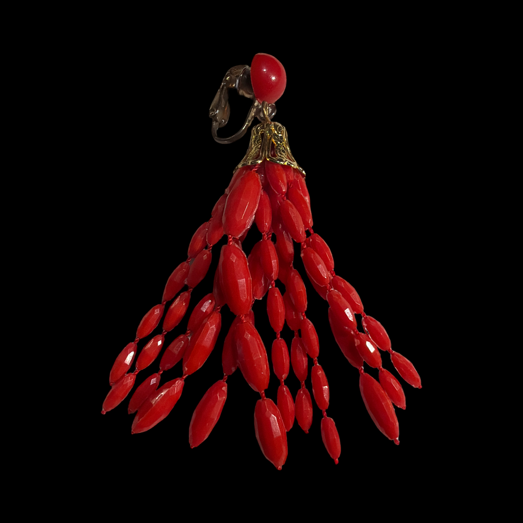 SHE'S A FIRECRACKER CLIP ON EARRINGS