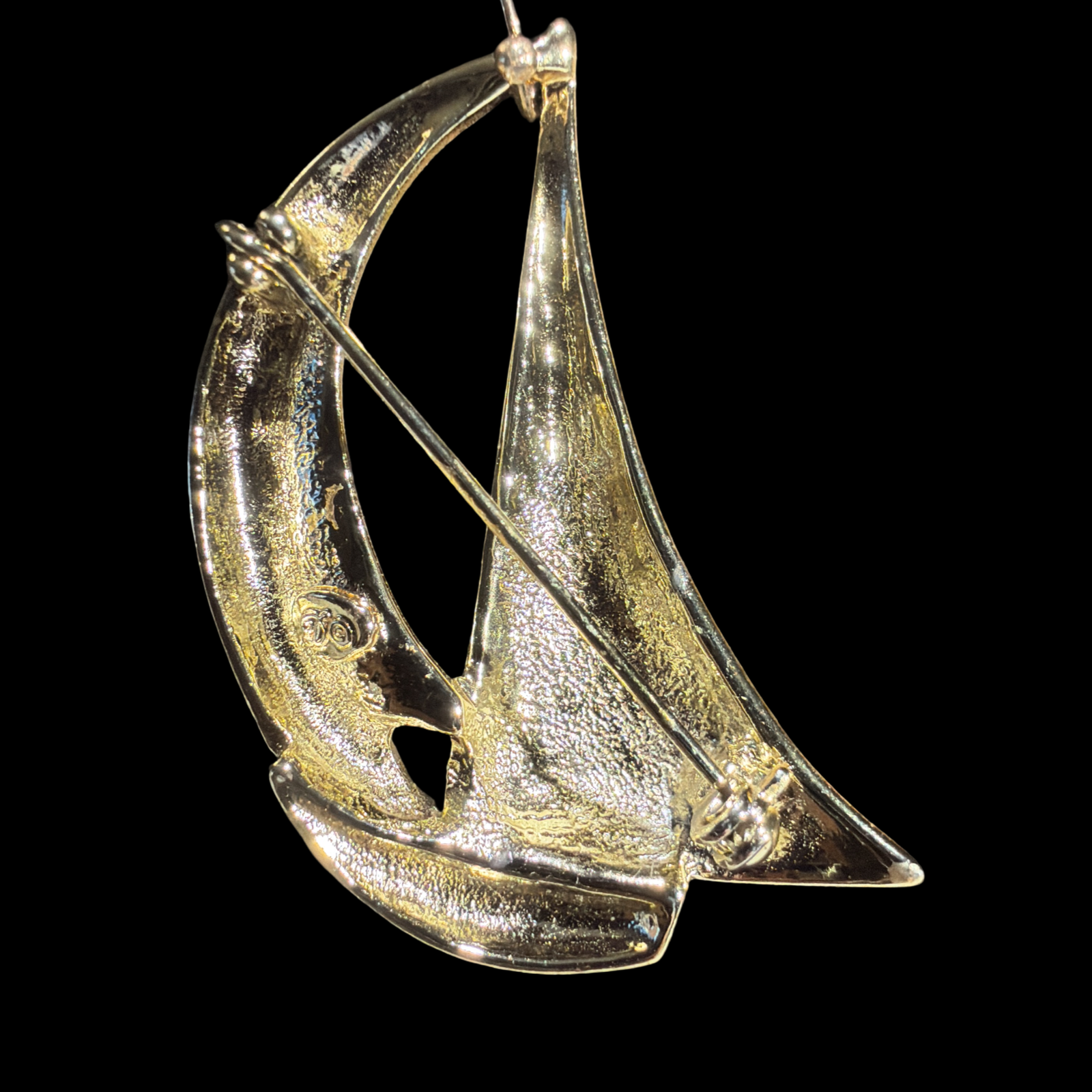 DANECRAFT SAILBOAT BROOCH