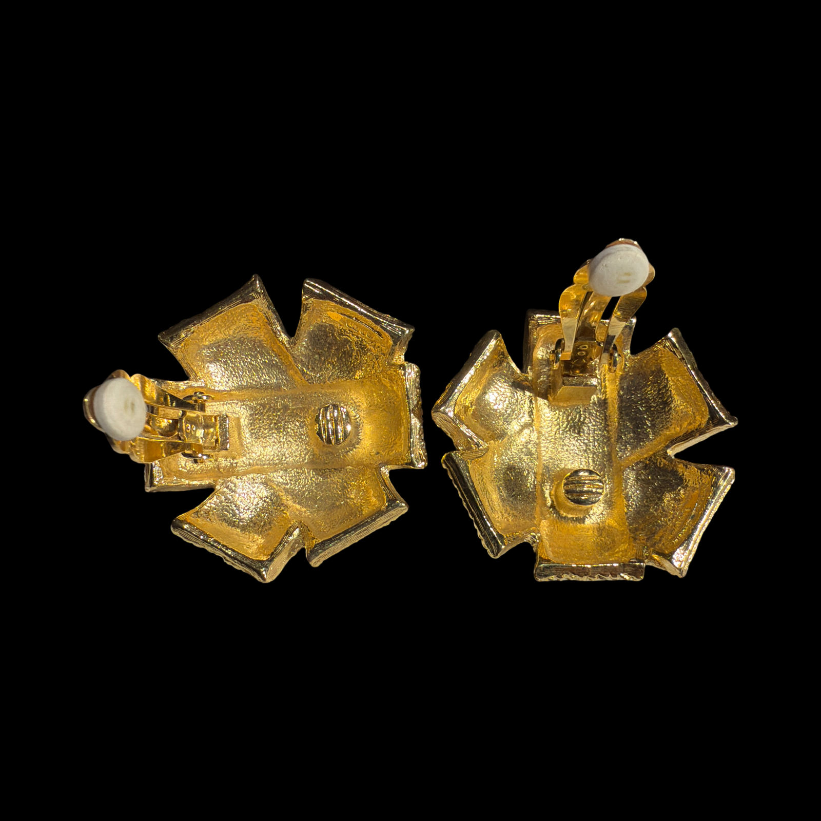 AVON "GOLDEN BURSE" LIVIN' LARGE  EARRINGS