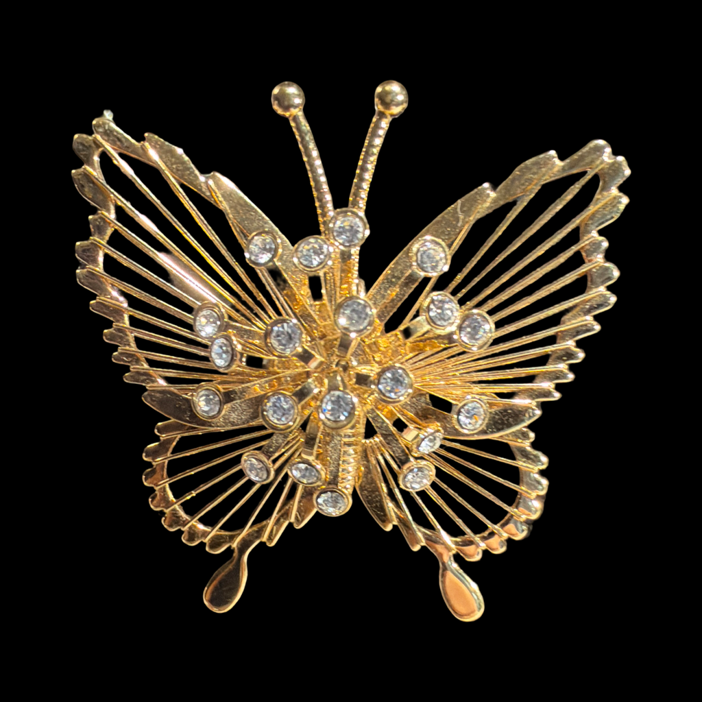 MONET SPARKLE THE BUTTERFLY BROOCH