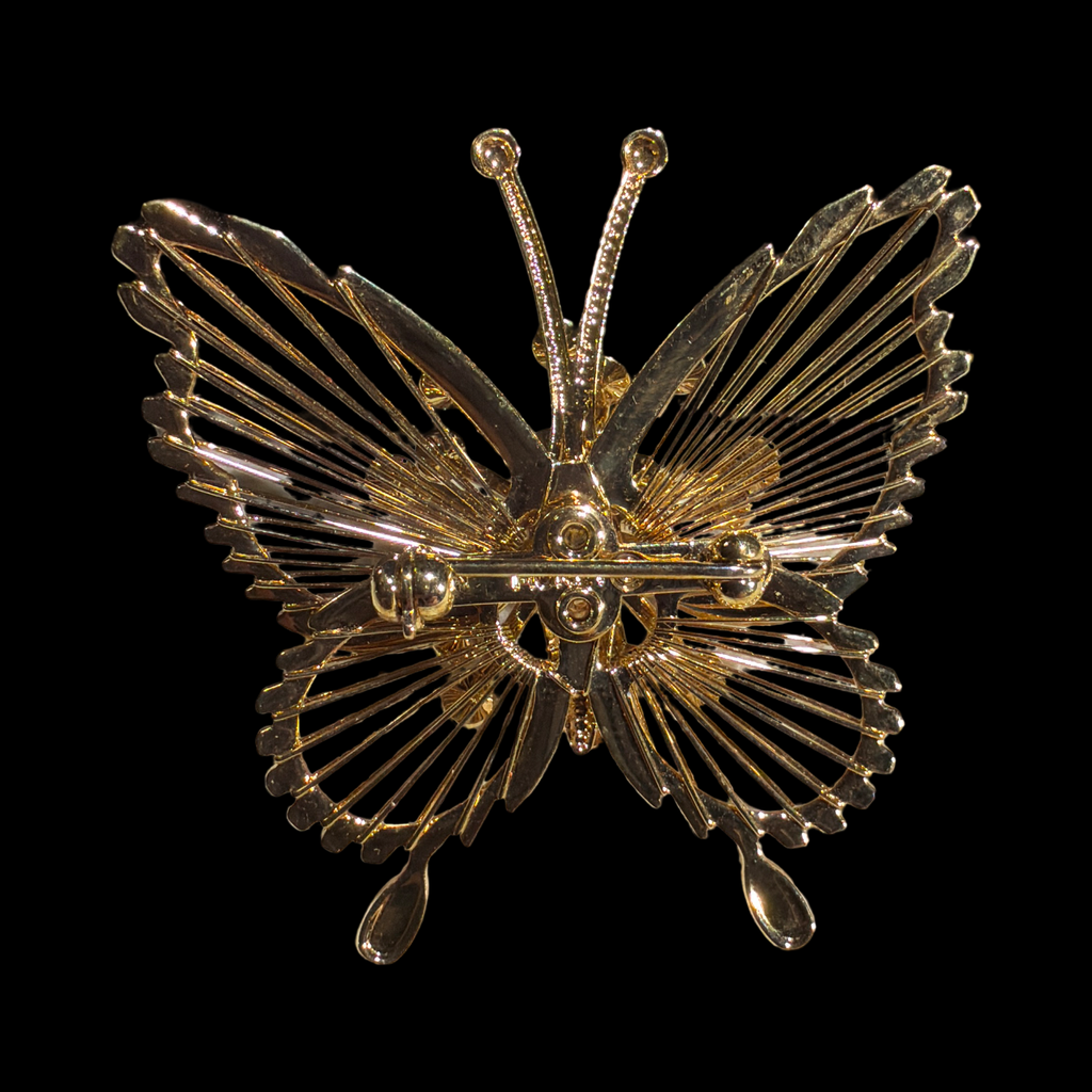 MONET SPARKLE THE BUTTERFLY BROOCH