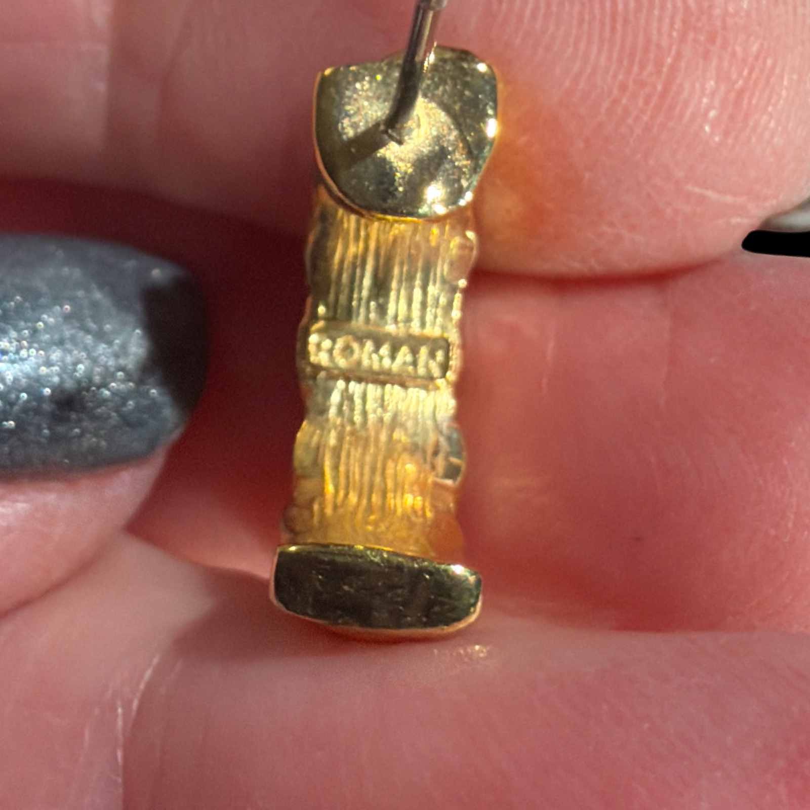 ROMAN RUBY RHINESTONE EARRINGS