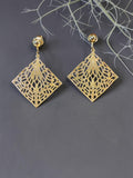 FILIGREE DIAMOND SHAPED EARRINGS