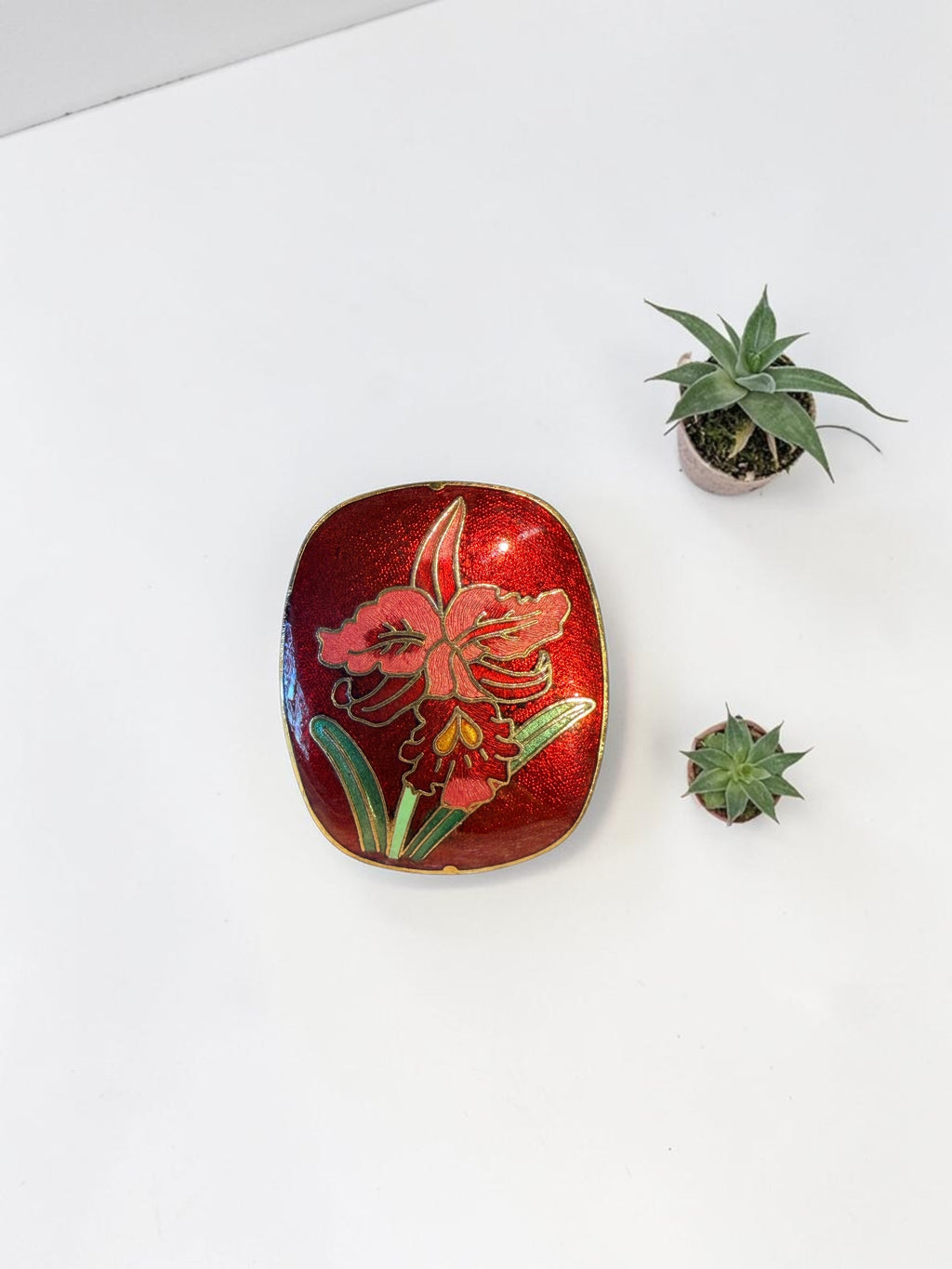 CLOISONNE SCARF CLIP