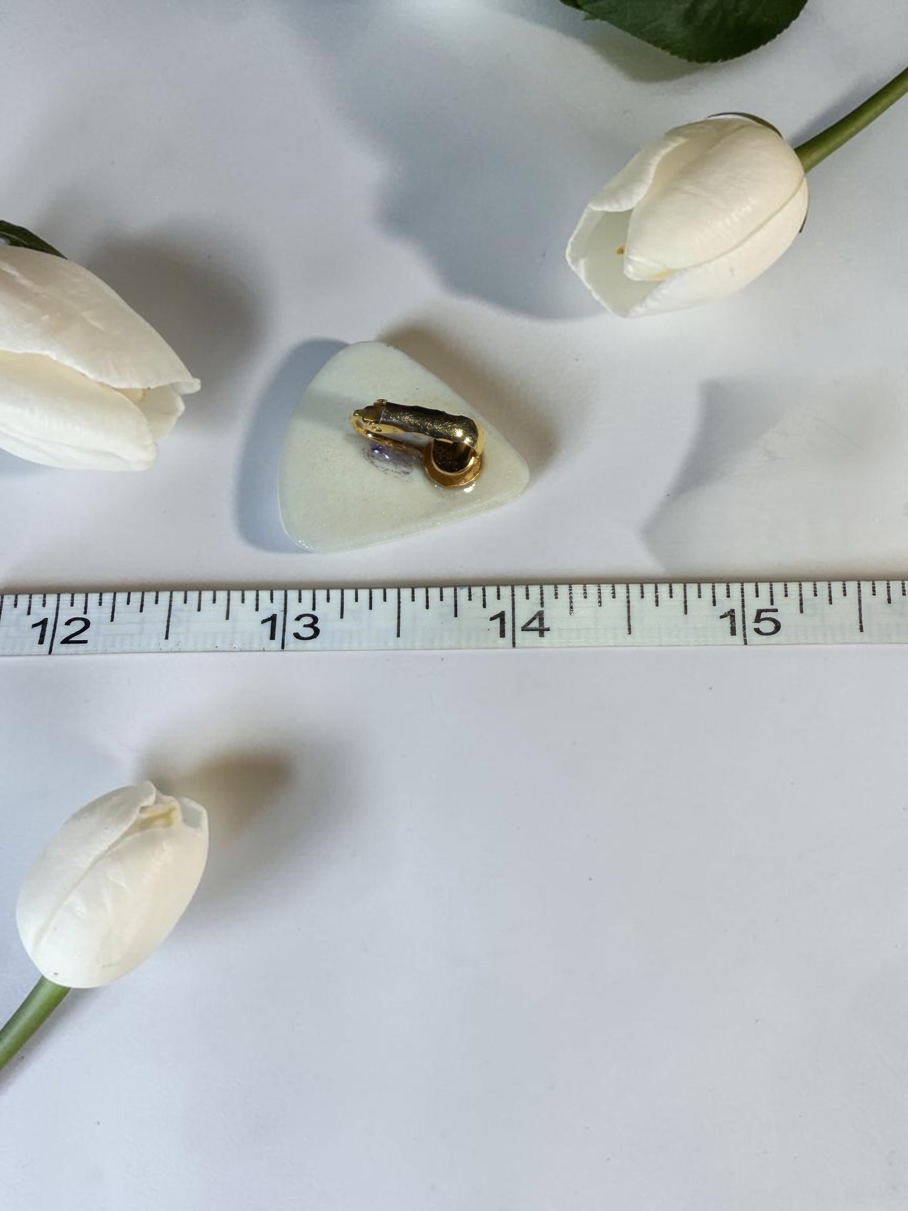 SWIRL PORCELAIN EARRINGS
