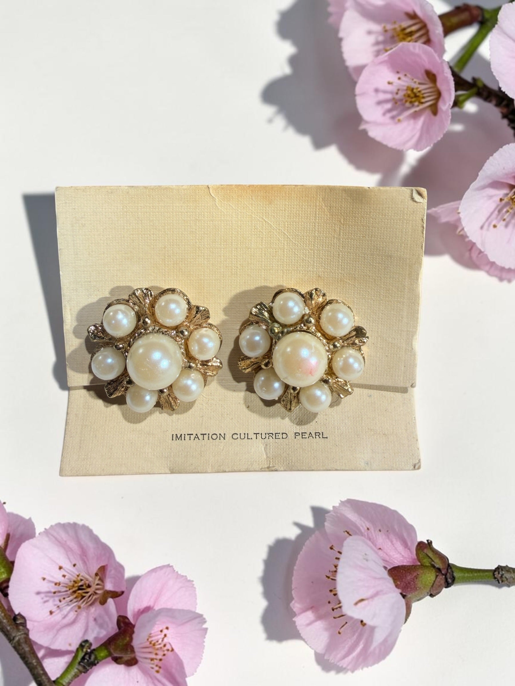 NEW OLD STOCK JAPANESE EARRINGS