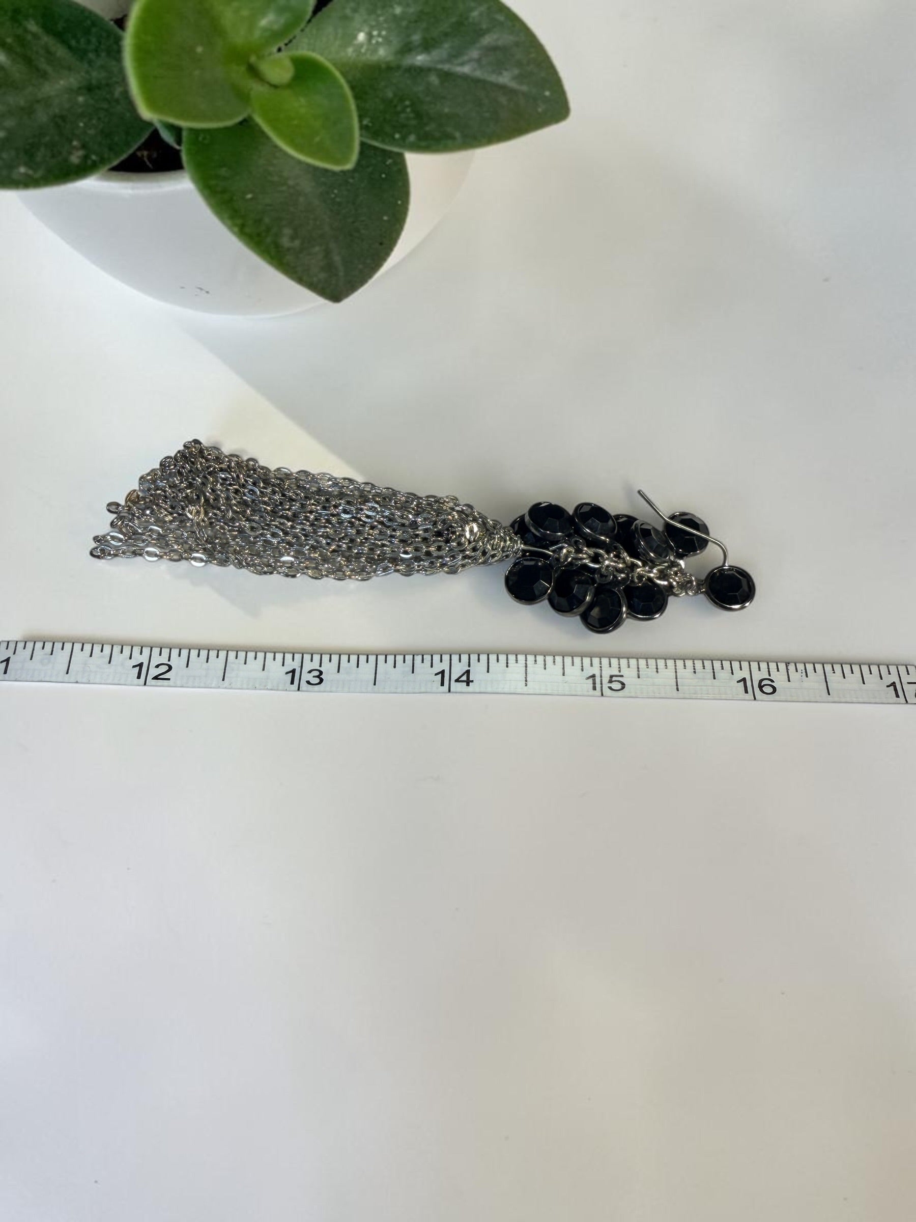 CHAIN AND BEAD DANGLES