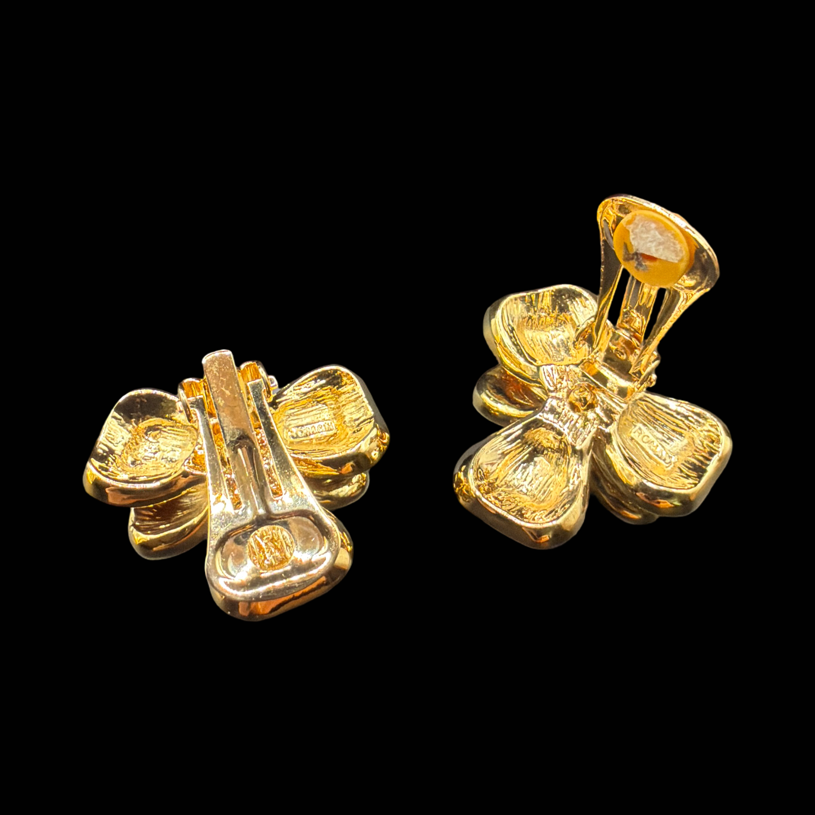 BOW CLIP ON EARRINGS