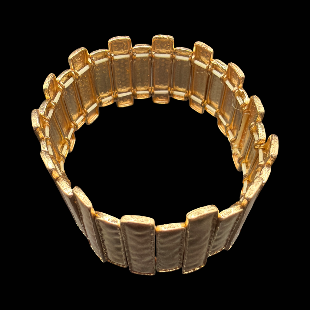 GOLDTONE STRETCH BRACELET