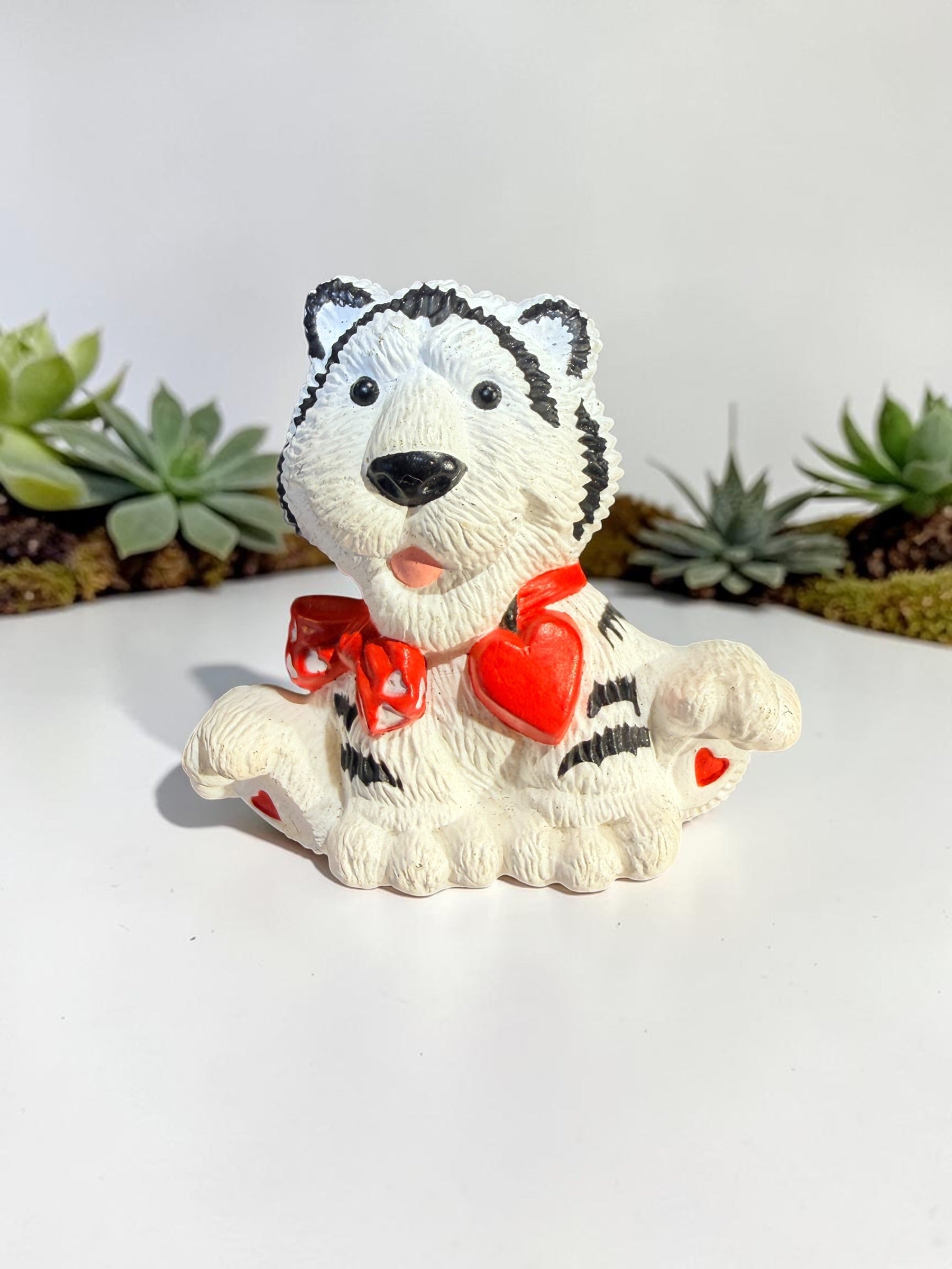 HALLMARK WHITE TIGER BROOCH