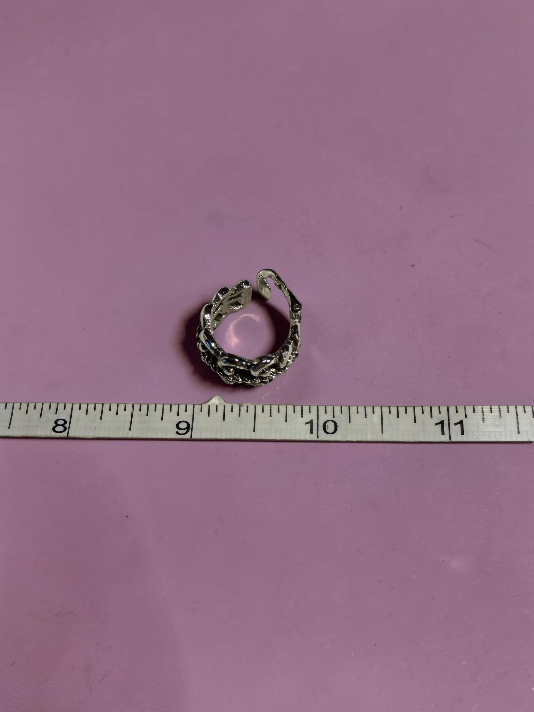 AVON SILVER SCROLL EARRINGS
