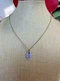 VINTAGE RAGGEDY ANN PENDANT NECKLACE