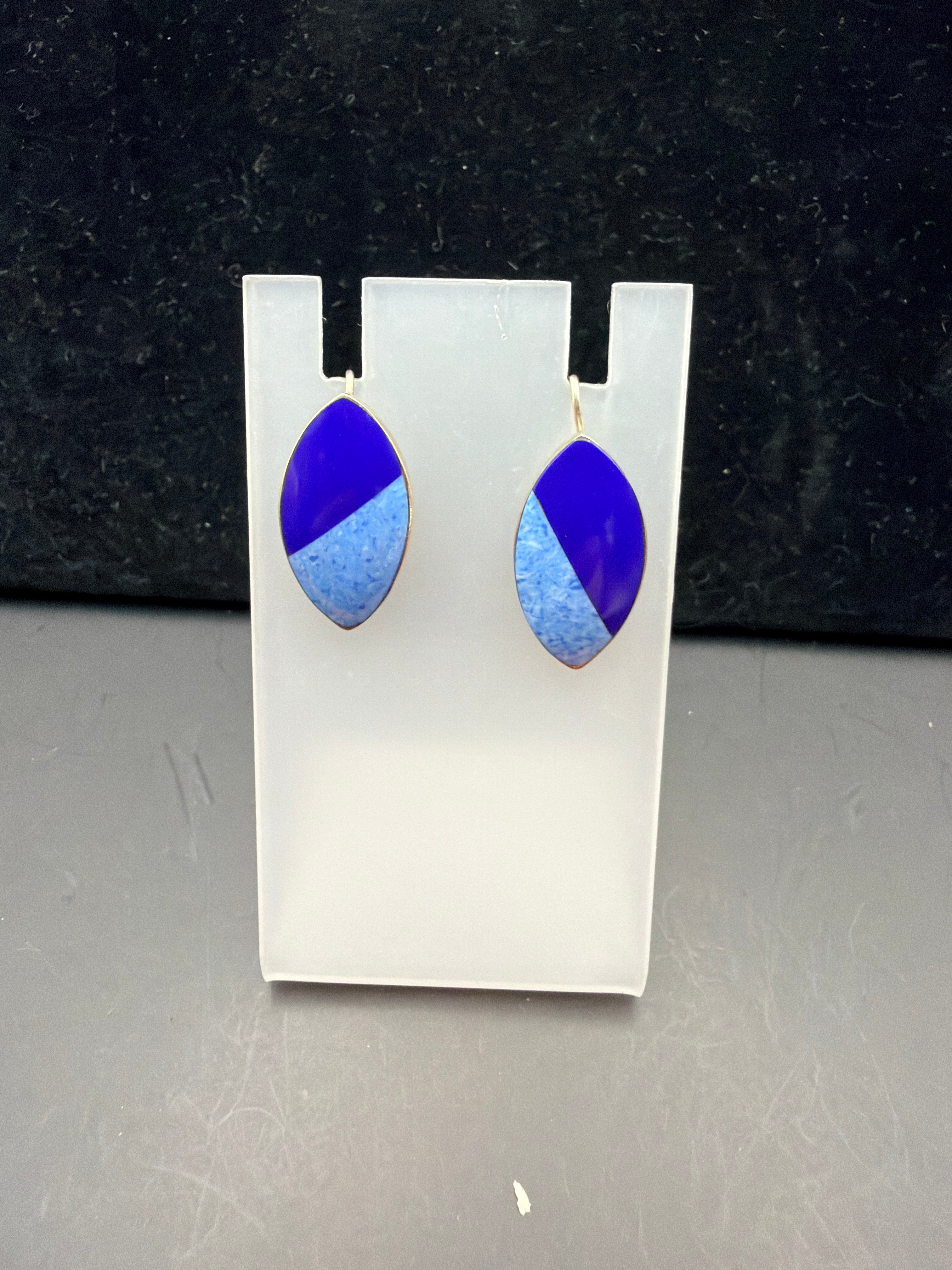 925 SILVER MARQUISE SHAPED EARRINGS