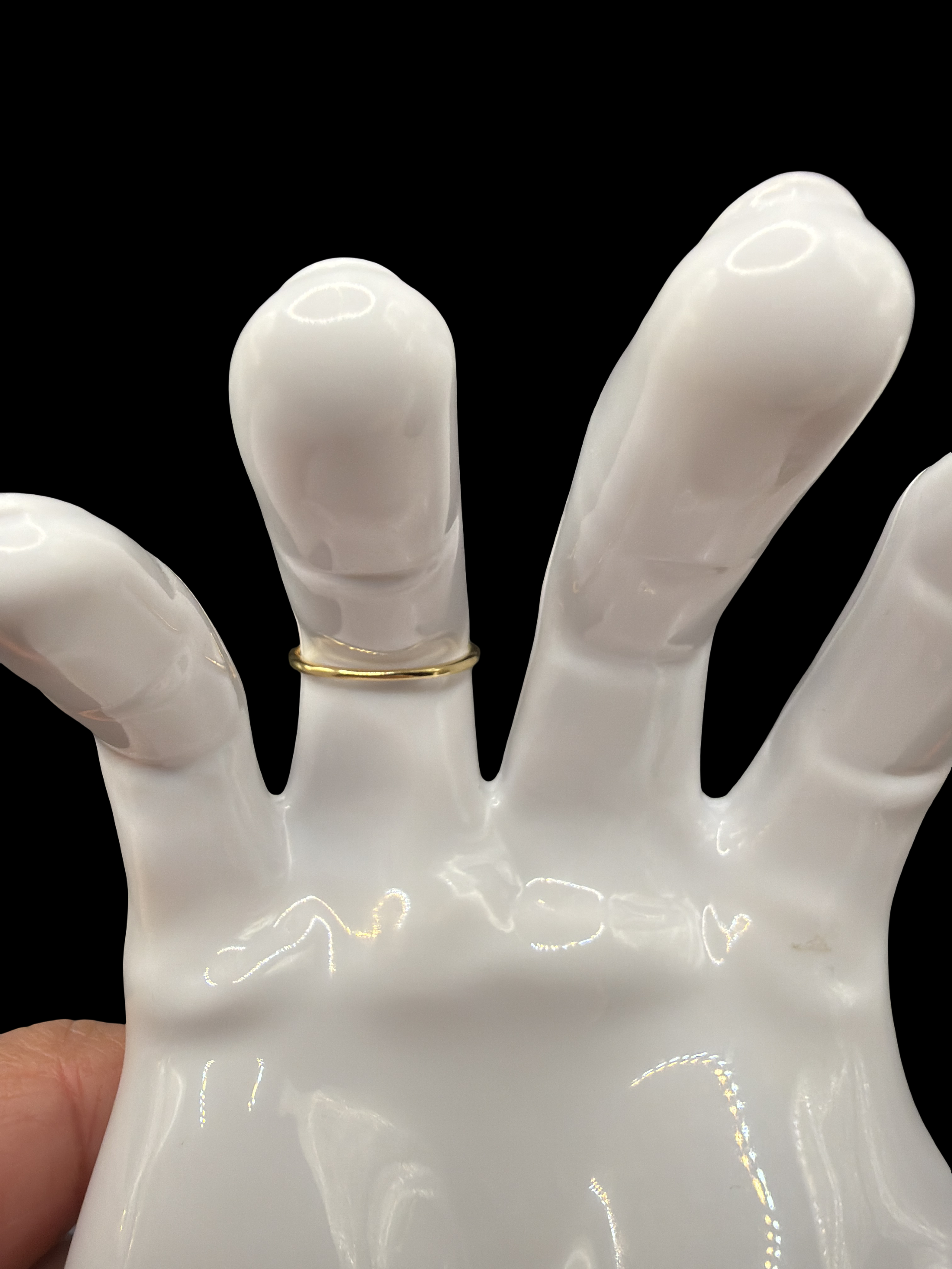 LAYERED BAND 14K GOLD PLATE OVER BRASS RING