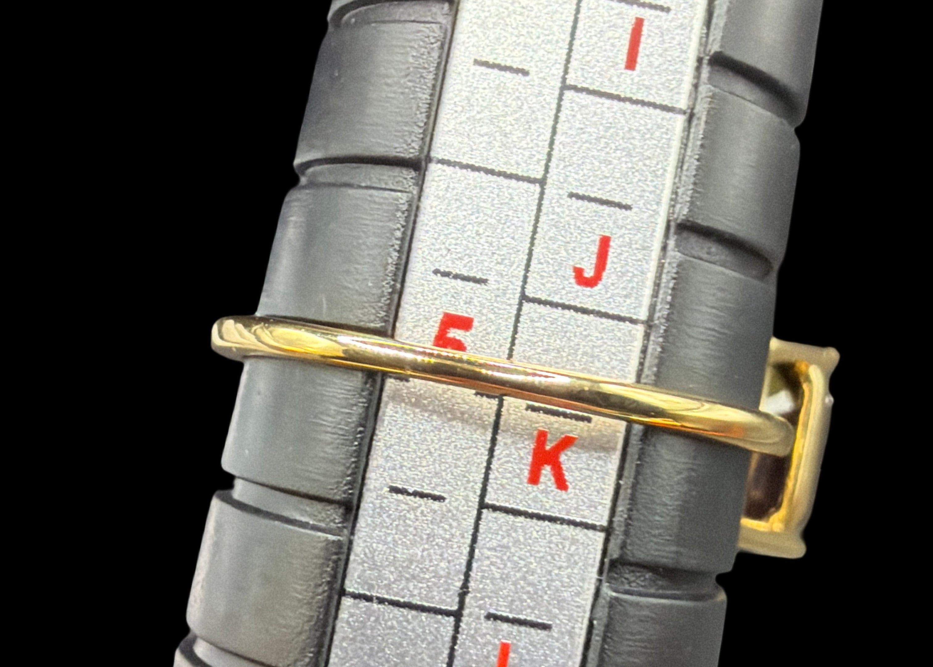 LAYERED BAND 14K GOLD PLATE OVER BRASS RING