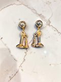 CANDLESTICK TELEPHONE EARRINGS