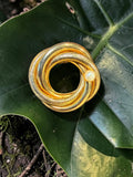 GOLD AND PEARL BROOCH