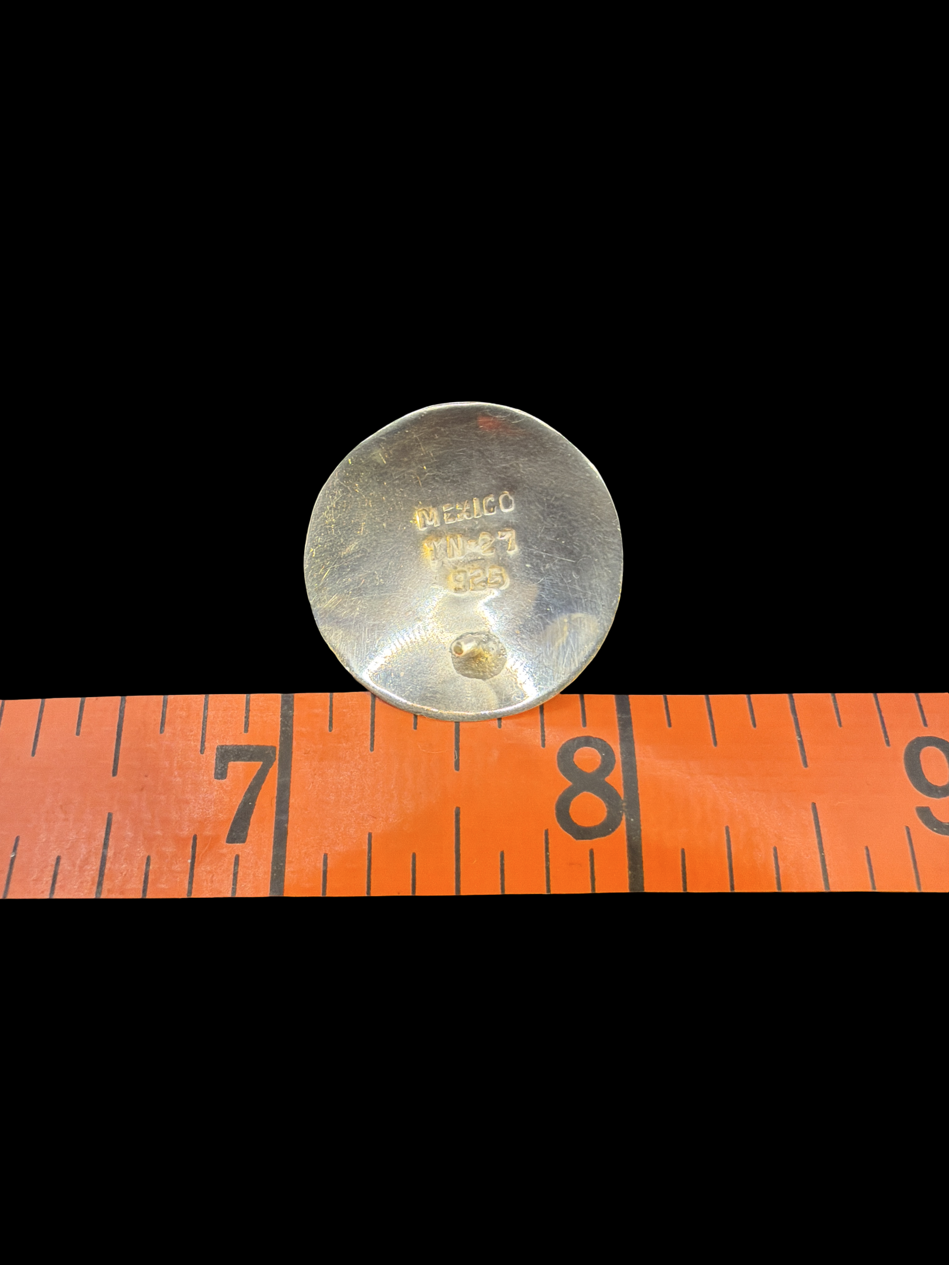 925  SILVER AND BRASS EARRINGS