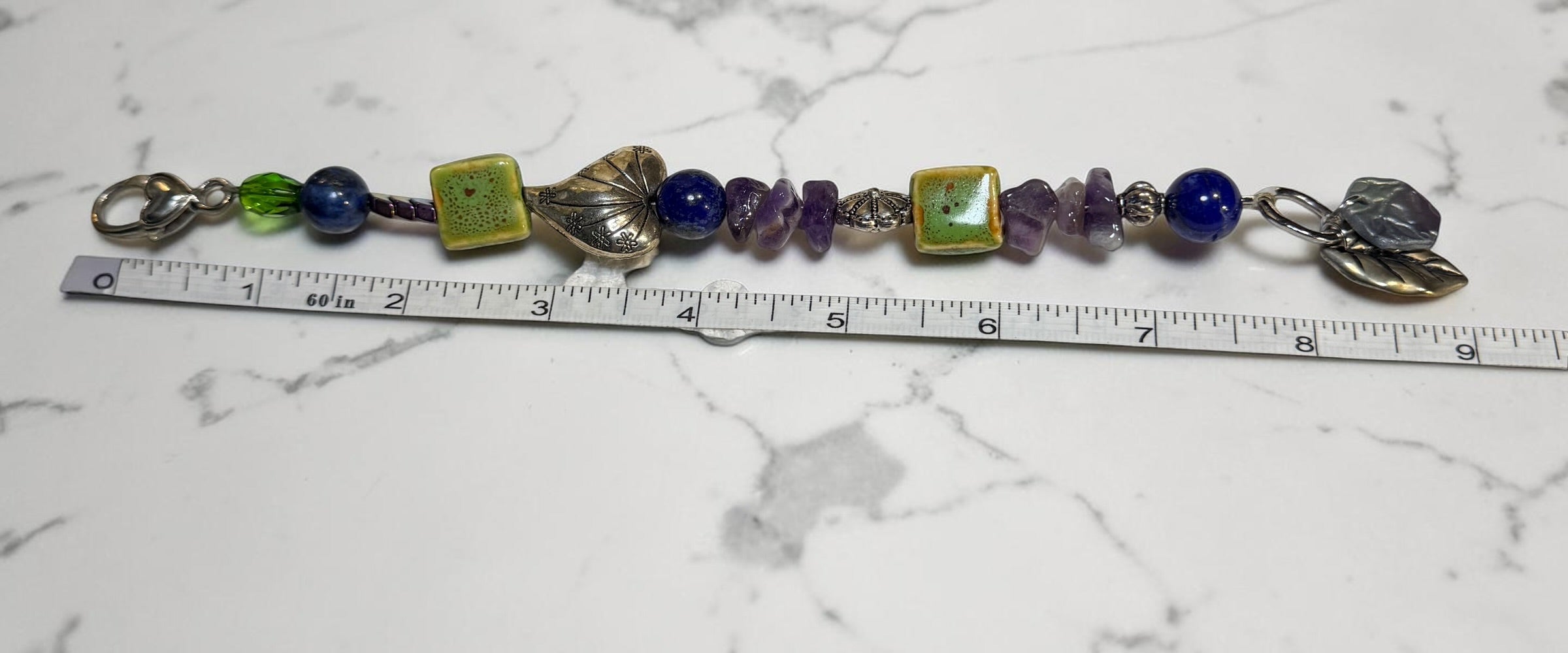 GLASS & STONE BEAD BRACELETS