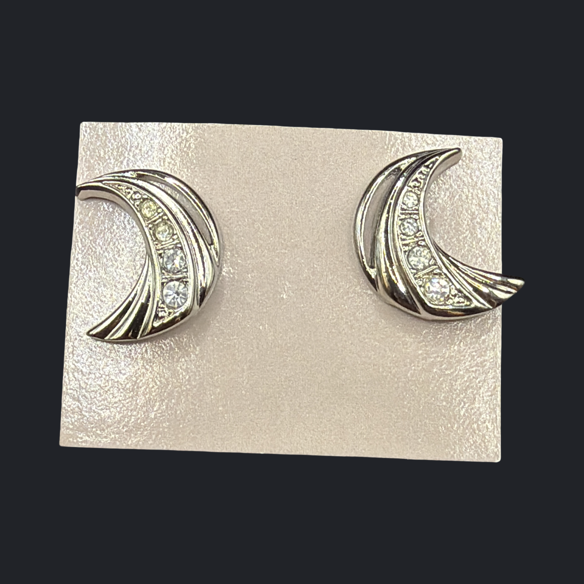 AVON CRESCENT SPARKLE EARRINGS