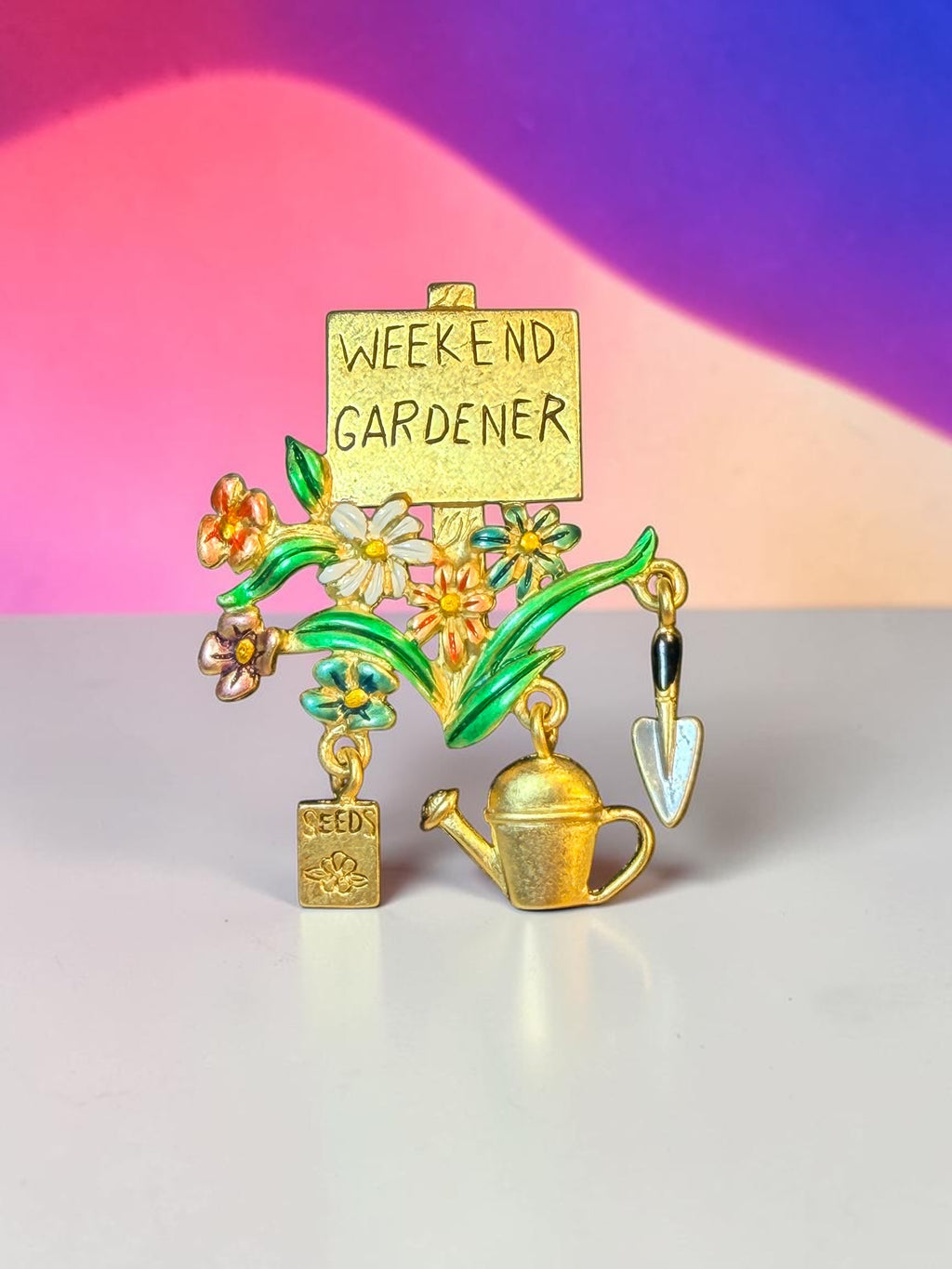 TARA WEEKEND GARDNER BROOCH