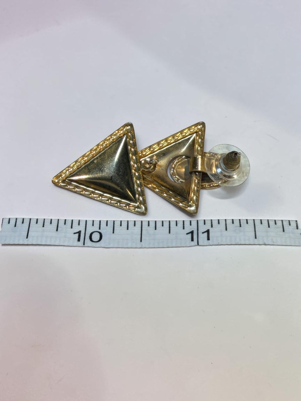 VINTAGE BLUE SWIRL EARRINGS