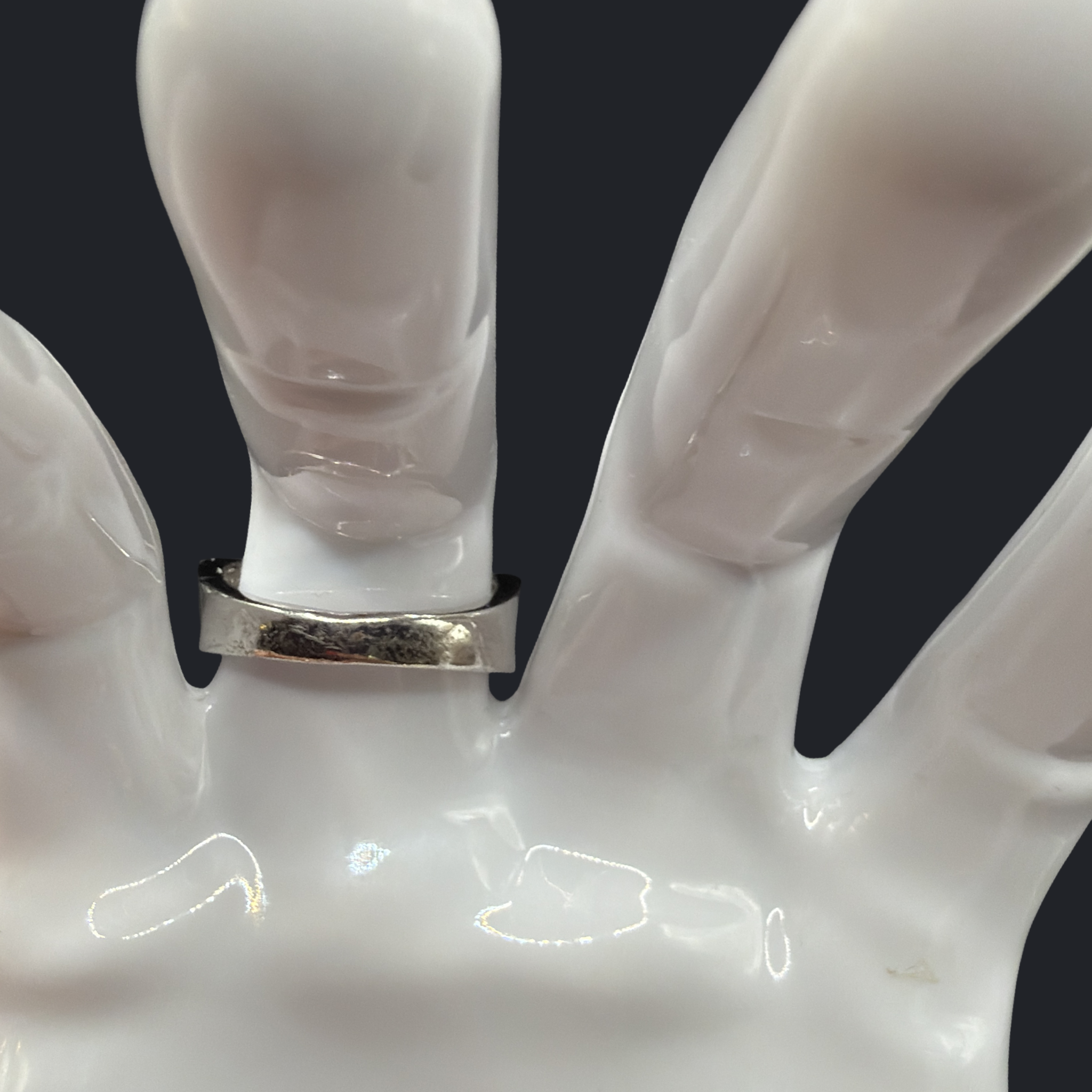 SQUARE CUT ORANGE COLORED STONE