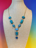 TURQUOISE COLORED NECKLACE