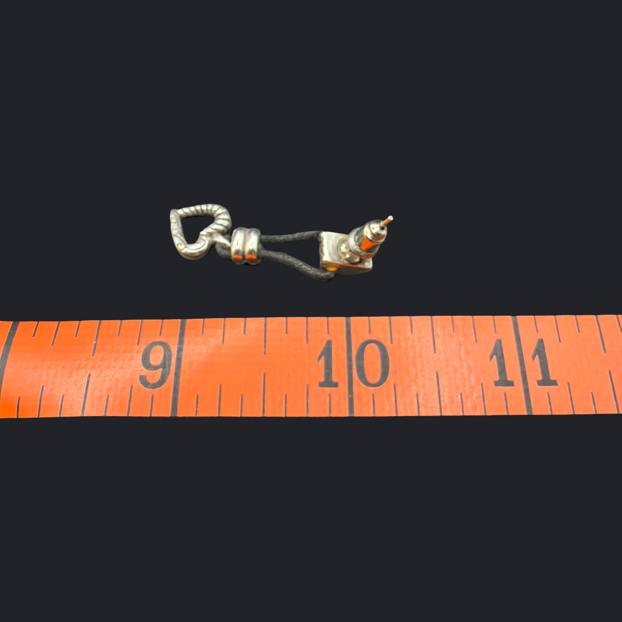 BRIGHTON HERITAGE HEART EARRINGS