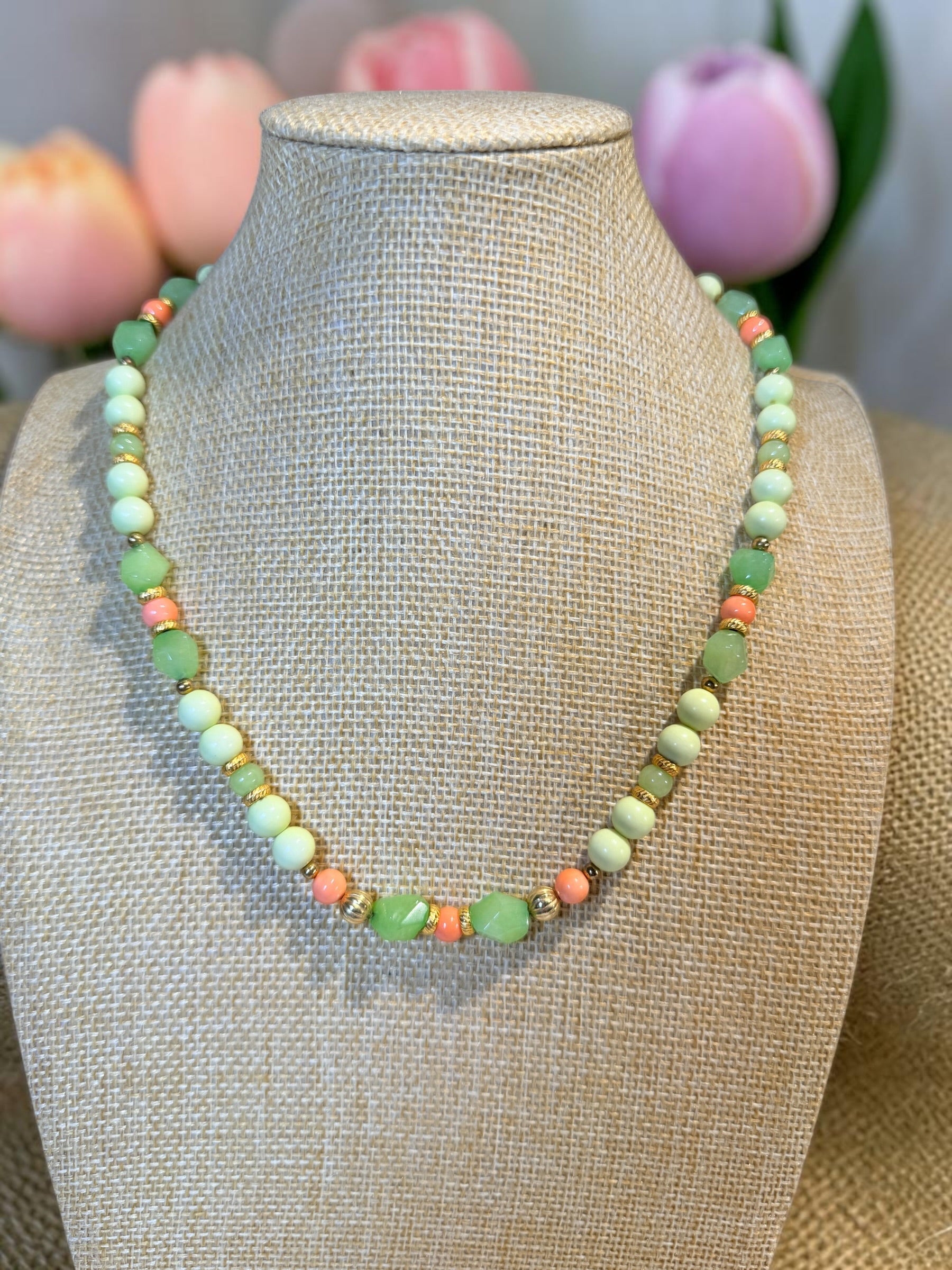 SPRING BEADED NECKLACE