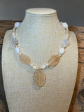 GLASS BEADED NECKLACE