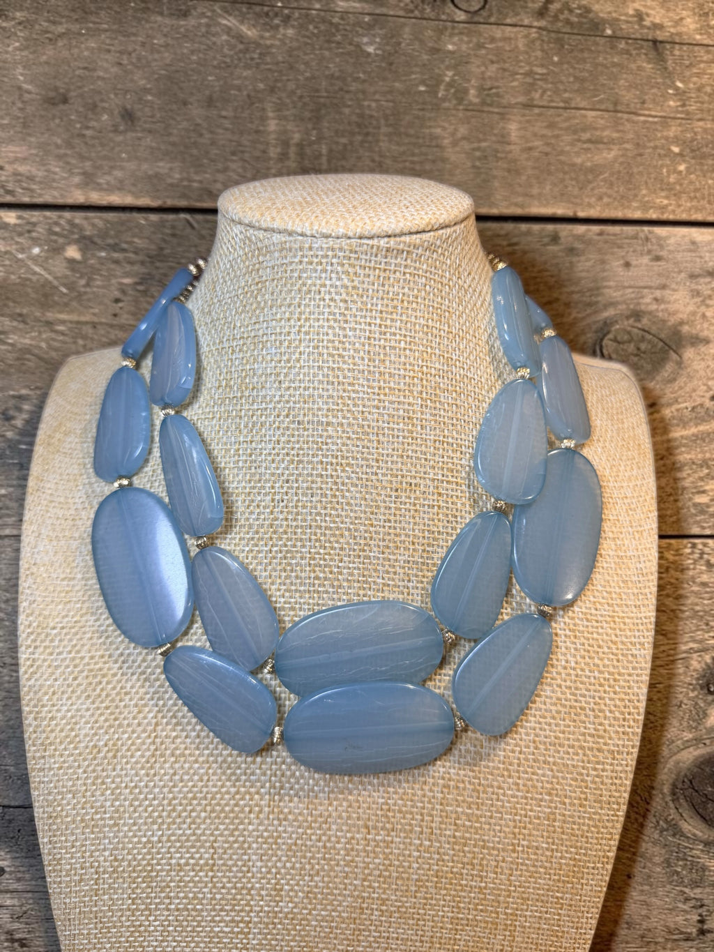 BLUE BEAD NECKLACE